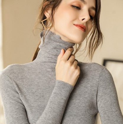 Pull douceur – col haut pour femme