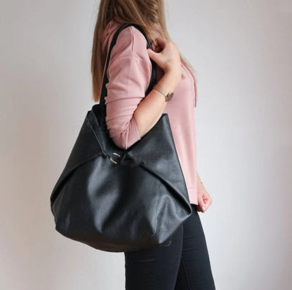 Grand en Cuir Premium - Sac Oversize Élégant et Fonctionnel pour le Quotidien