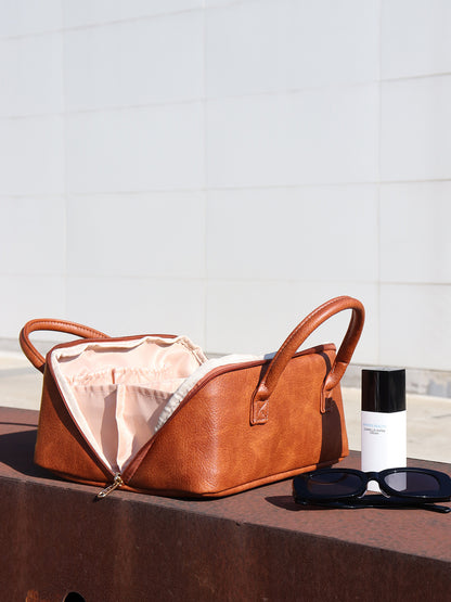 Sac Cosmétique Grande Capacité - Rangement Élégant pour Femmes