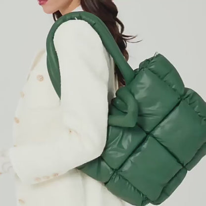 Sac Puffer Automne/Hiver – Confort Douillet et Grande Capacité pour un Look Tendance